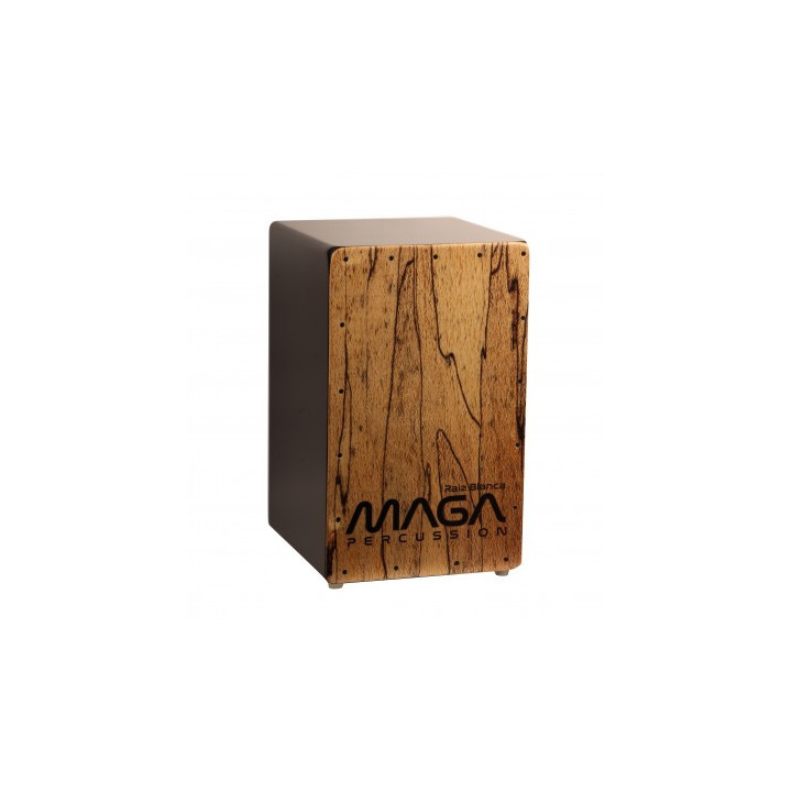 CAJON MAGA PERCURSION TAPA DE ABEDUL DE RAIZ EXOTICA MOD:MP-RAIZ-BLANCA