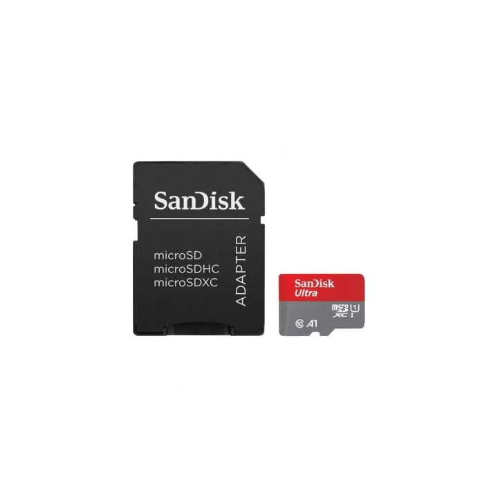 TARJETA DE MEMORIA SANDISK ULTRA 64GB MICRO SD XC CON ADAPTADOR / CLASE 10/140MBS MOD:SDSQUAB064GGN6