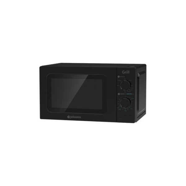 MICROONDAS SOBREMESA CON GRILL JOHNSON 20 LITROS 700W GRILL 1000W COLOR NEGRO MOD. JOMI20GN