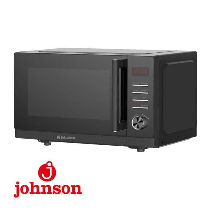 MICROONDAS SOBREMESA CON GRILL JOHNSON 25 LITROS 900W GRILL 1000W DIGITAL AUTO COOK COLOR NEGRO MOD.