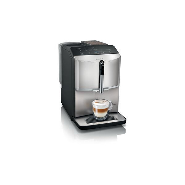 CAFETERA SUPERAUTOMATICA SIEMENS EQ300 CON MOLINILLO PARA CAFE EN GRANO ACERO INOX METALICO DEPOSITO