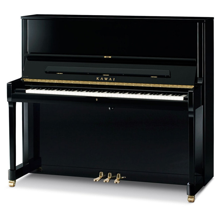 PIANO VERTICAL KAWAI K 500, NEGRO PULIDO ( GAMA PROFESIONAL)