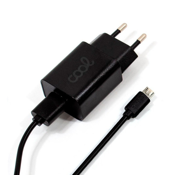 CARGADOR RED CONECNTOR TIPO-C 2.1AMP UNIVERSAL COOL KIT 2 EN 1 NEGRO MOD:D018