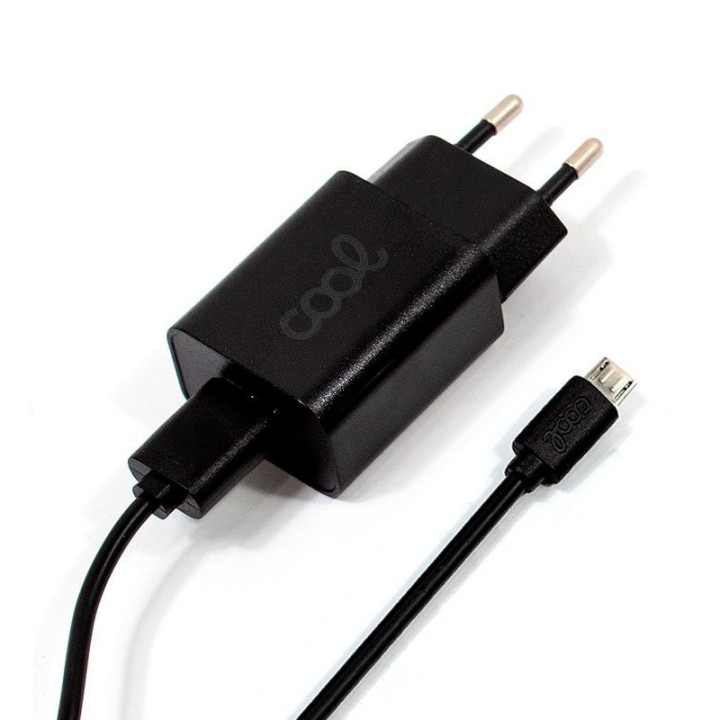 CARGADOR RED CONECNTOR TIPO-C 2.1AMP UNIVERSAL COOL KIT 2 EN 1 NEGRO MOD:D018