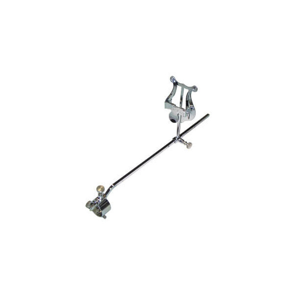 ATRIL CALLE TROMBON RECTO LARGO 18 CM NIQUELADO