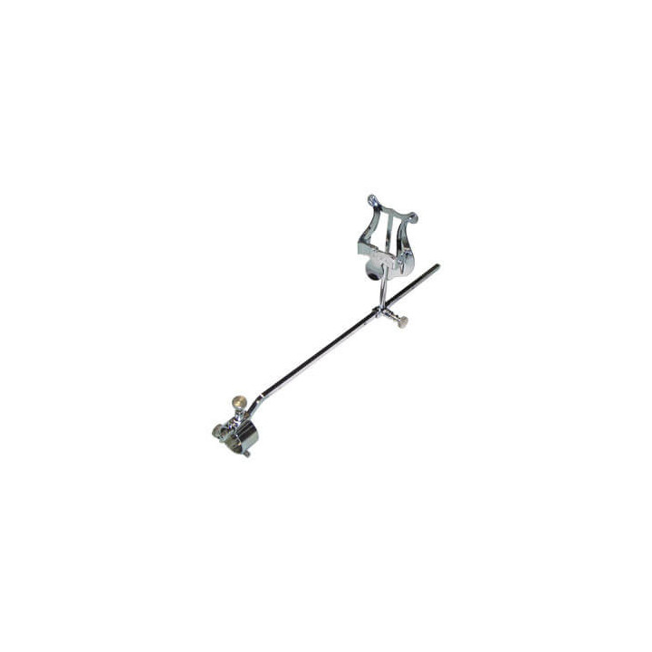 ATRIL CALLE TROMBON RECTO LARGO 18 CM NIQUELADO