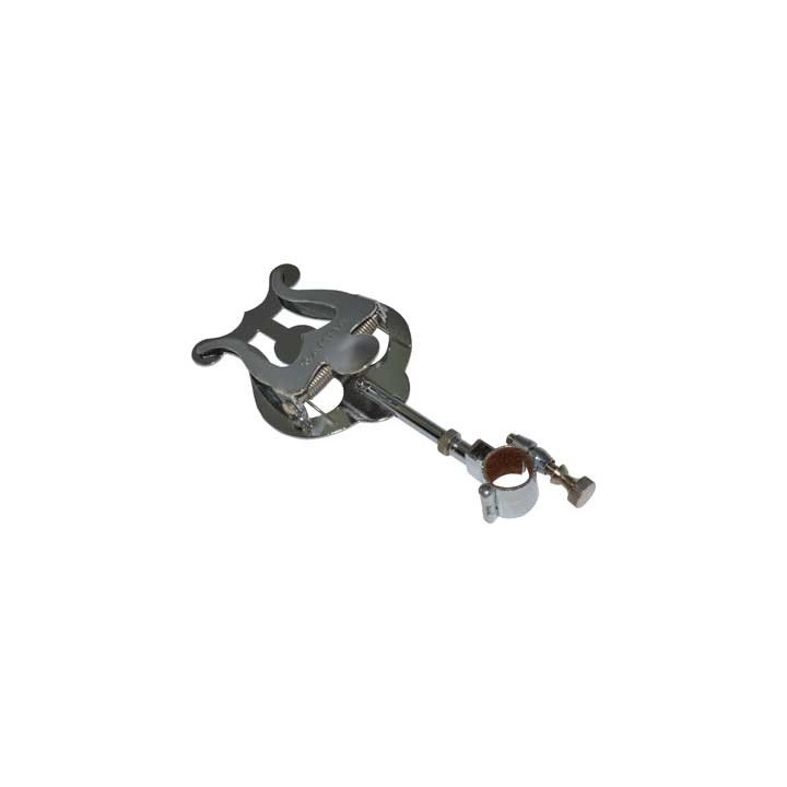 ATRIL TROMPETA SAMBA PLATEADO CON ARGOLLA 14mm