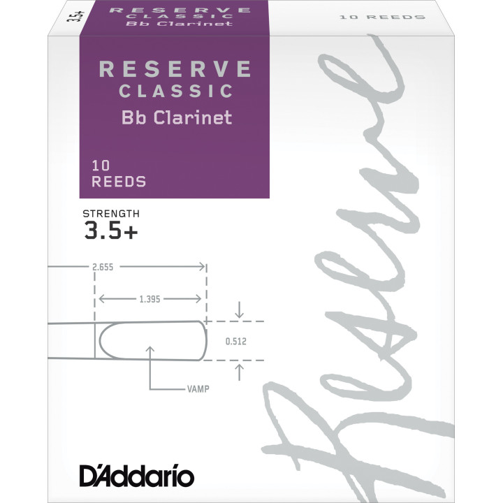 CANA CLARINETE 3 1/2   RICO RESERVE CLASSIC