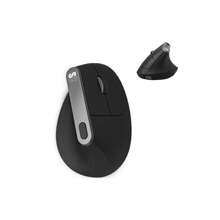 Raton Ergonomico Inalambrico por Bluetooth/ 2.4GHz Subblim Nature Vertical Ergo Dual Battery/ Bateri