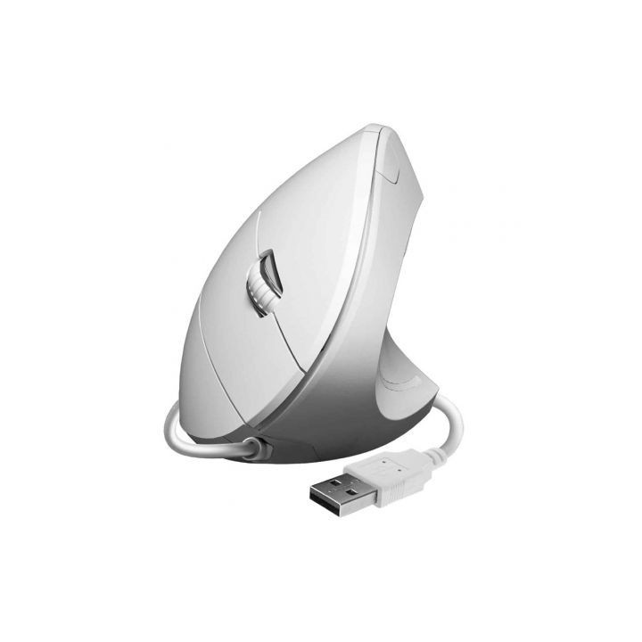 Raton Ergonomico Subblim Glide Vertical Ergo Wired/ Hasta 1600 DPI/ Blanco MOD:SUBMO-EDGVU02