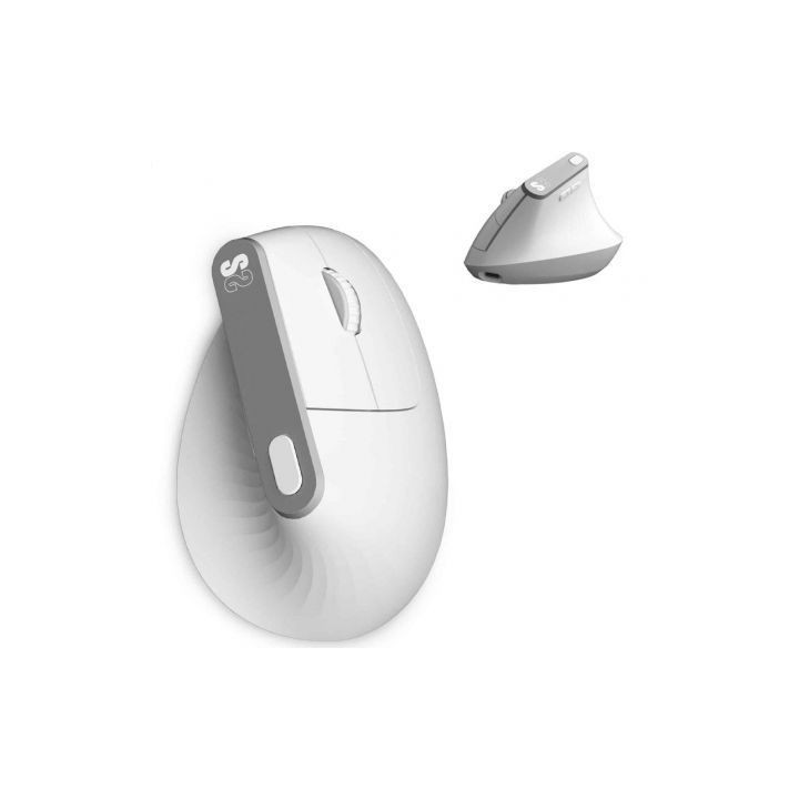 Raton Ergonomico Inalambrico por Bluetooth/ 2.4GHz Subblim Nature Vertical Ergo Dual Battery/ Bateri