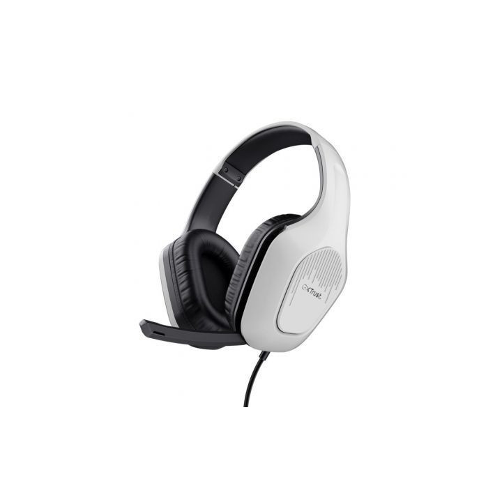 AURICULARES GAMING CON MICROFONO TRUST GAMING GXT 415 ZIROX/JACK 3.5/BLANCOS