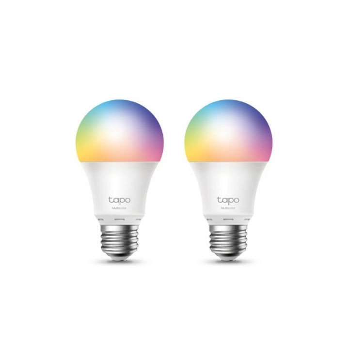 Bombilla Inteligente TP-Link Tapo L530E/ Casquillo E27 / 8.7W/ 806 Lumenes/ 2500 - 6500K/ Pack 2