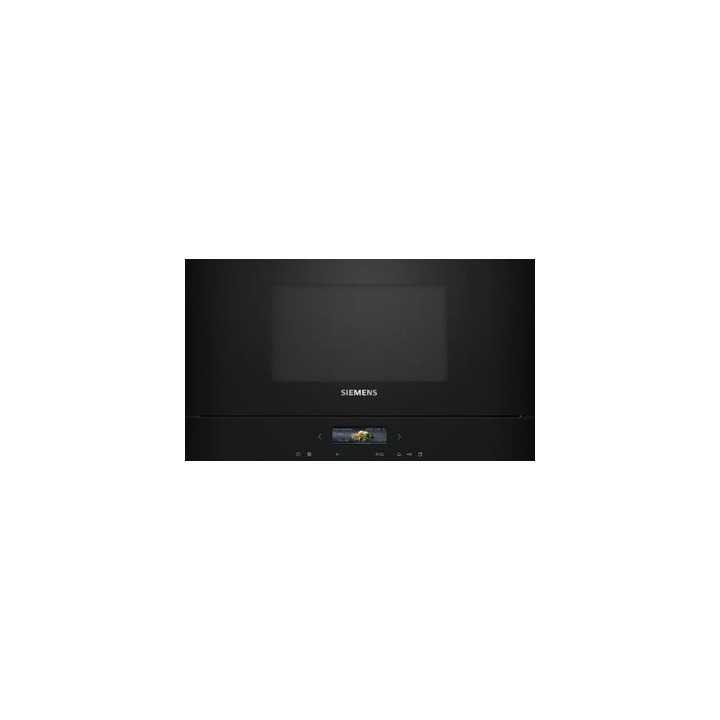 MICROONDAS INTEGRABLE SIEMENS 21 LITROS IQ700 APERTURA LATERAL DERECHA COLOR NEGRO MOD. BF722R1B1