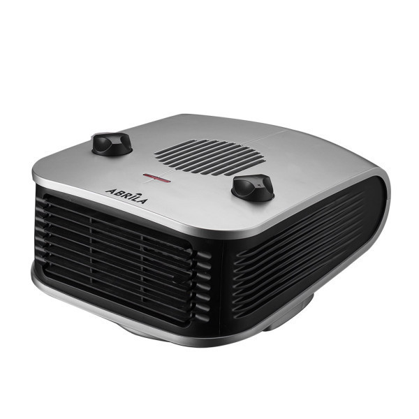 TERMOVENTILADOR ARDOR 2000W PLATA/NEGRO 2 POTENCIAS 3 FUNCIONES TERMOSTATO REGULABLE SEGURO 15x24,5x