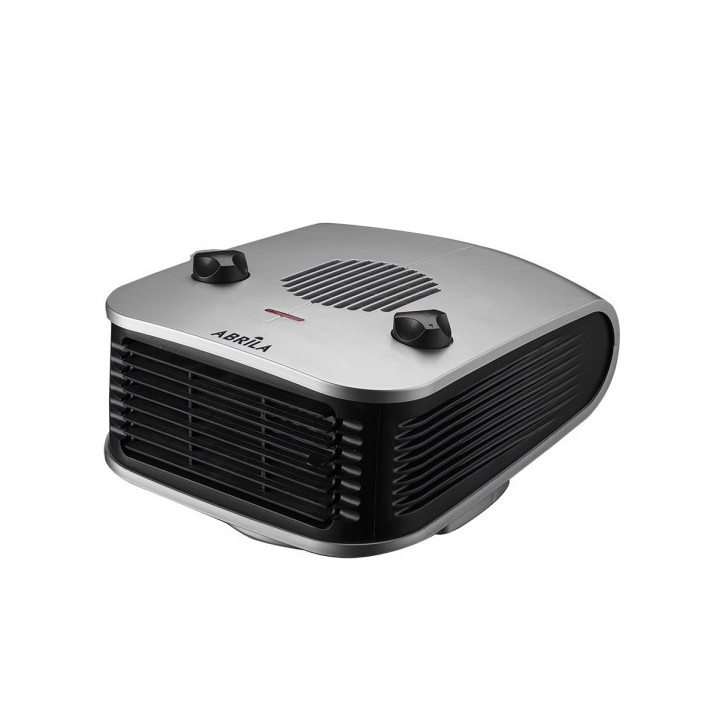 TERMOVENTILADOR ARDOR 2000W PLATA/NEGRO 2 POTENCIAS 3 FUNCIONES TERMOSTATO REGULABLE SEGURO 15x24,5x