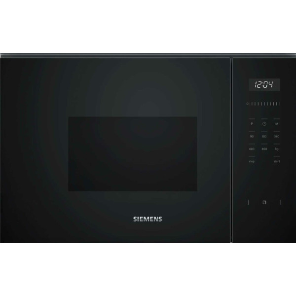 MICROONDAS INTEGRABLE SIEMENS 20 LITROS IQ500 NEGRO GRILL MOD:BE525LMB1