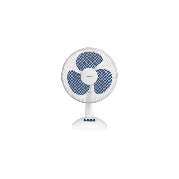 VENTILADOR SOBREMESA NEVIR NVR-VM30BA 30CM 33W COLOR BLANCO Y AZUL