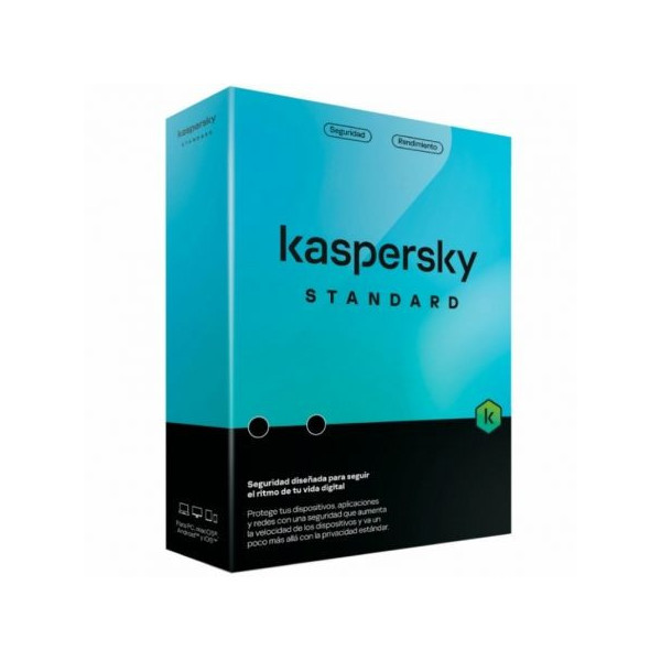 ANTIVIRUS KASPERSKY STANDARD/1 DISPOSITIVO/1ANO MOD:KL1041S5AFS-MSB-ES