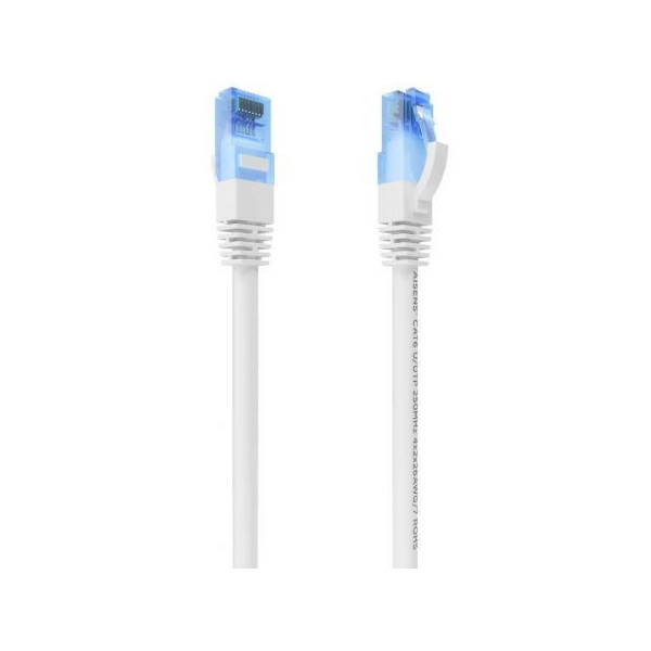 Cable de Red RJ45 UTP Aisens A133-0196 Cat.5e/ 50cm/ Blanco