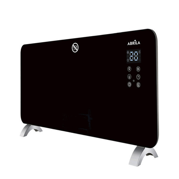 EMISOR TERMICO CRISTAL GABAN 2000W NEGRO CONTROL WIFI 2 POTENCIAS TEMPORIZ. MURAL/PORTAL.38x92x6,68C