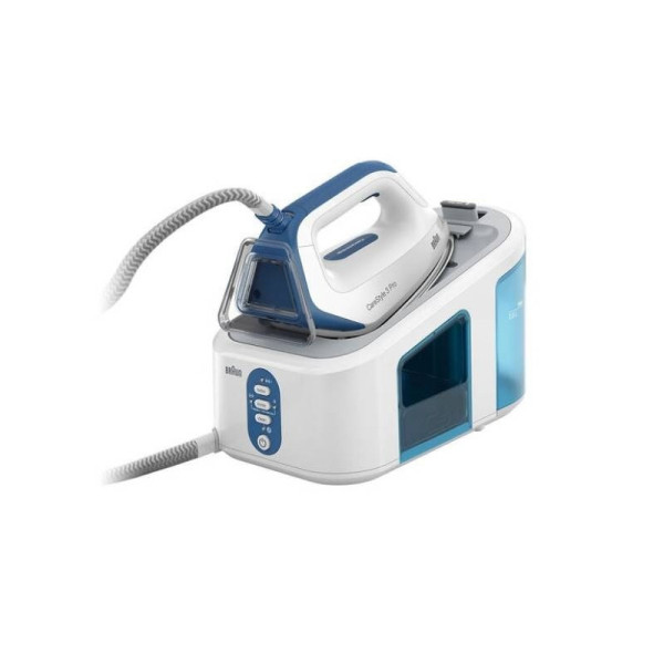 CENTRO DE PLANCHADO CARESTYLE 3 PRO  BRAUN IS3157BL  2400W 6,8 BARES GOLPE DE VAPOR 460 G, SUELA FRE