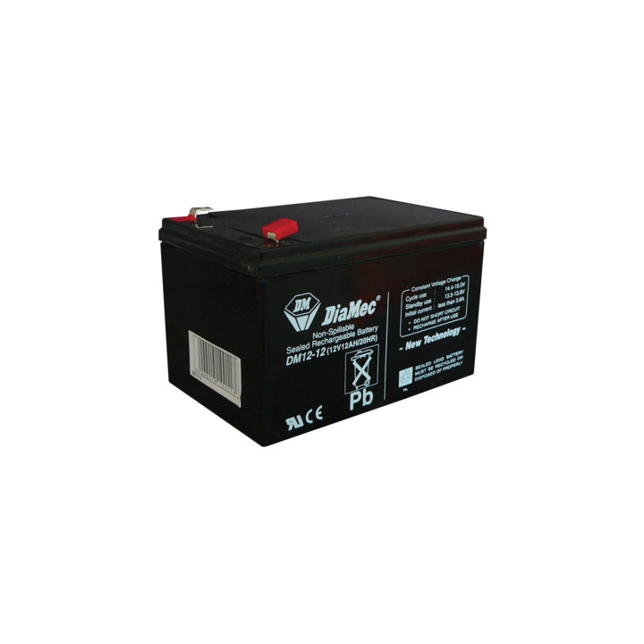 BATERIA PLOMO 12V 12A MEDIDAS 150X97X98