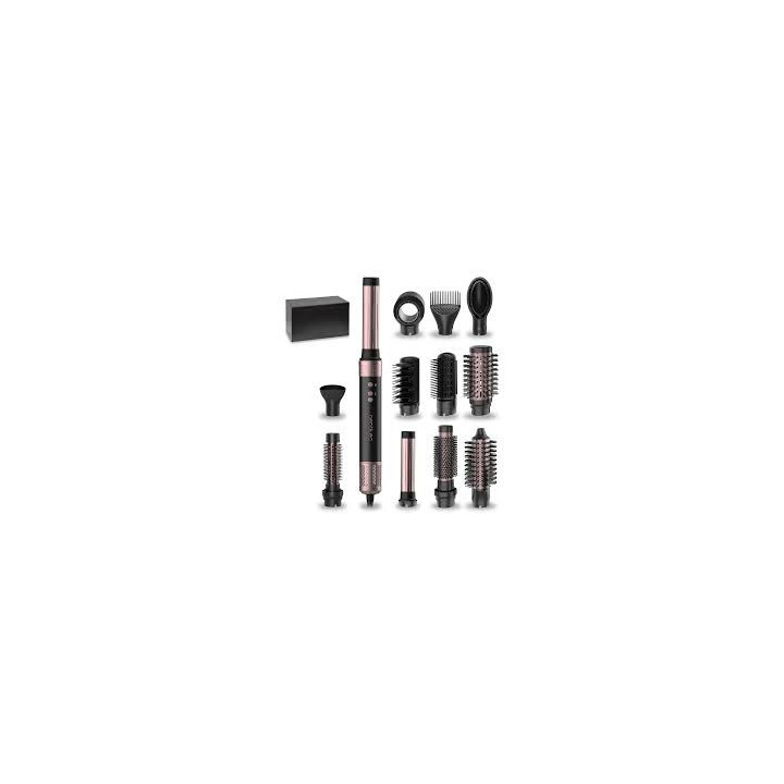 Bamba CeramicCare 12in1 AirGlam Black Moldeador multifuncion 12 en 1 con tecnologia Coanda que molde