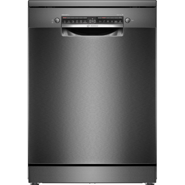 LAVAVAJILLAS BOSCH 14 SERVICIOS CON 3. BANDEJA  HOME CONNECT CLASE B ACERO NEGRO MOD:SMS4EMC06E