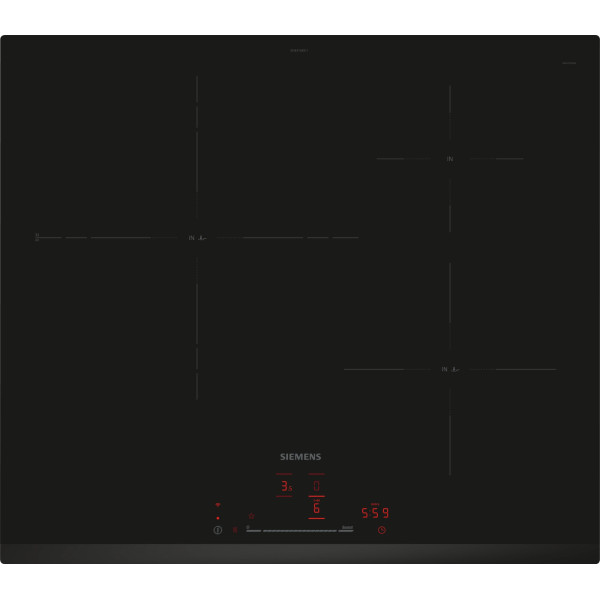 PLACA INDUCCION  SIEMENS IQ300  3 ZONAS 60CM  SIN PERFILES MOD:EH631HDC1E