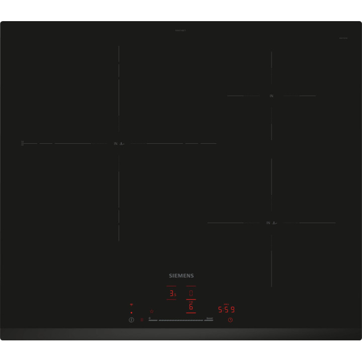 PLACA INDUCCION  SIEMENS IQ300  3 ZONAS 60CM  SIN PERFILES MOD:EH631HDC1E