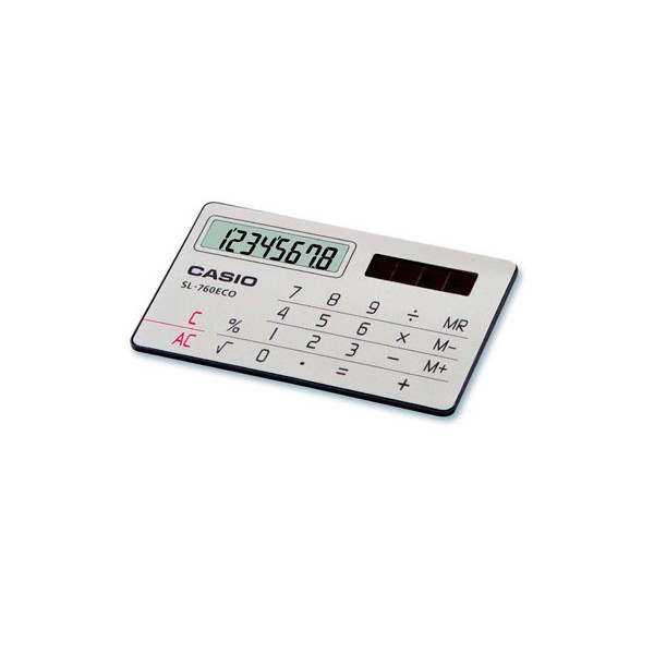 CALCULADOR CASIO PLANA DE BOLSILLO