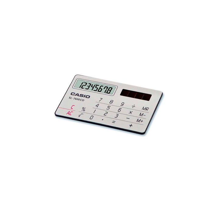 CALCULADOR CASIO PLANA DE BOLSILLO