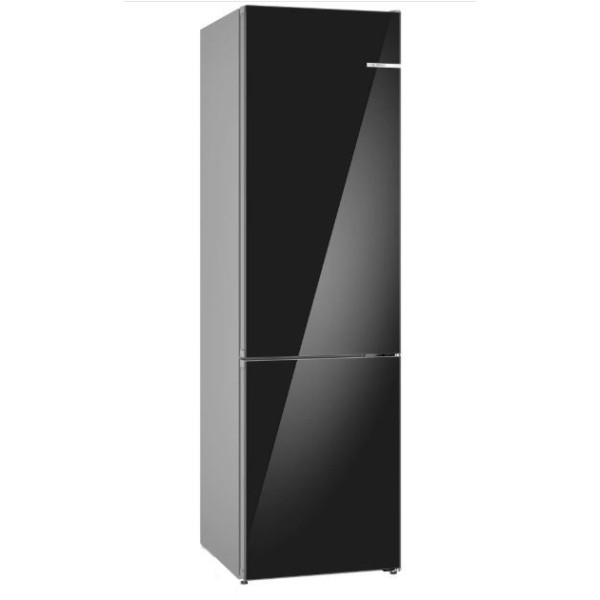 FRIGORIFICO COMBI BOSCH CRISTAL NEGRO 203x60 NO FROST CLASE C  MOD. KGN39LBCF