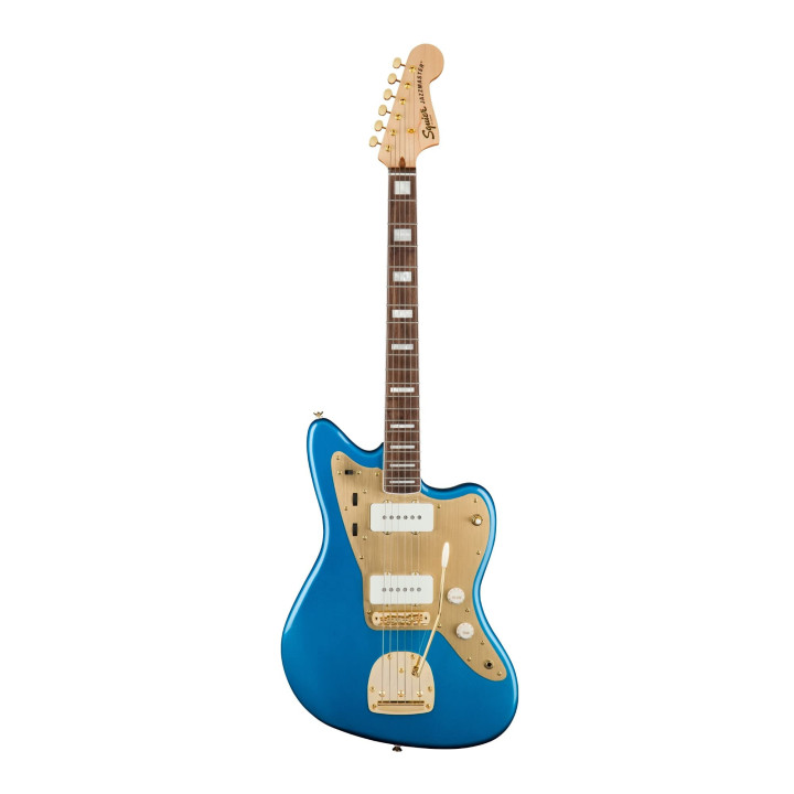 Guitarra electrica Fender Squier Jazzmaster 40th aniv Gold, Lake placid blue