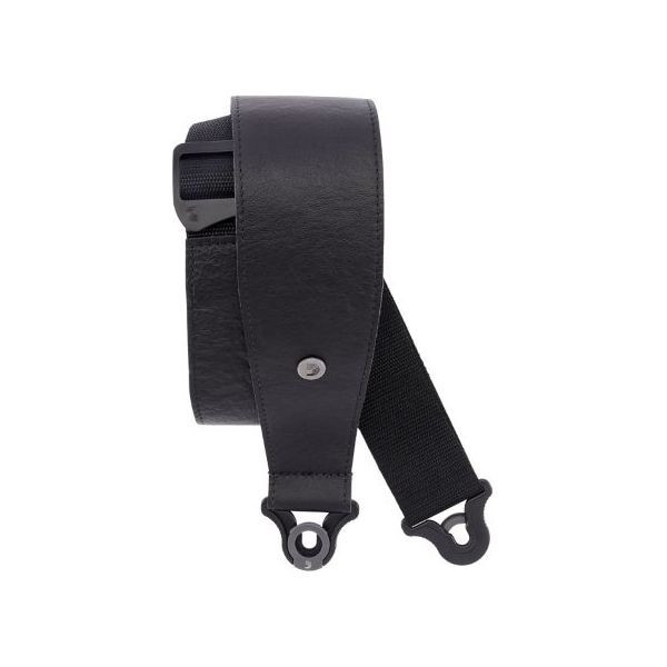 BANDOLERA GUITARRA D'ADDARIO DE PIEL CON AUTOBLOQUEO NEGRA