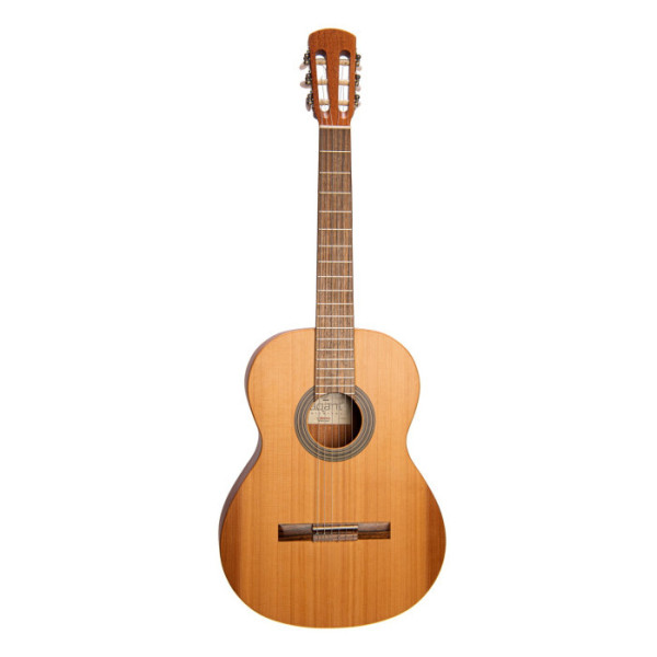 GUITARRA CLASICA LAQANT by ALHAMBRA  CON FUNDA Y  TAPA MACIZA