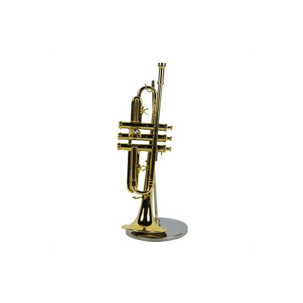 MINI TROMPETA CON SOPORTE ORTOLA