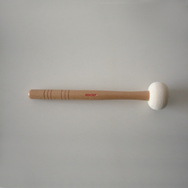 MAZA BOMBO FIELTRO BLANCA HONSUY