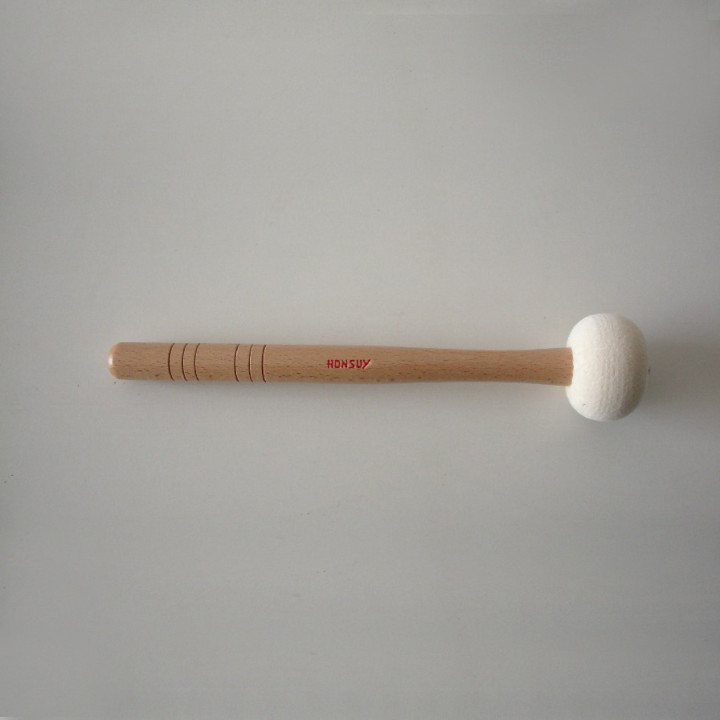 MAZA BOMBO FIELTRO BLANCA HONSUY