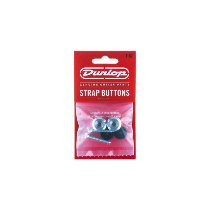 ENGANCHE CORREA DUNLOP CROMADO GUITARRA Straplok (bolsa 2 unidades)