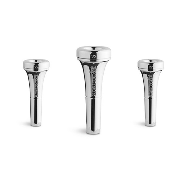 BOQUILLA CORNETA EXCALIBUR 22 PLATEADA