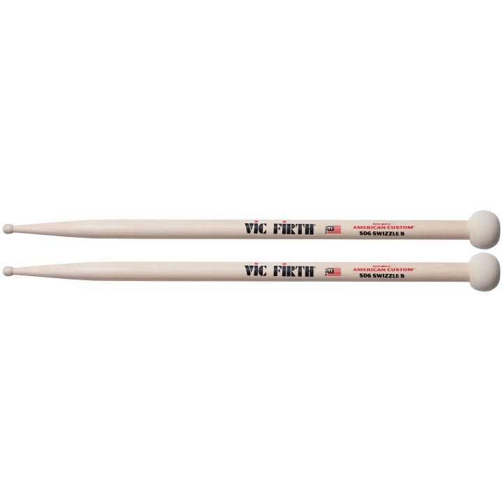 BAQUETAS VIC FIRTH SD6 AMERICAN CUSTOM SWIZZLE B