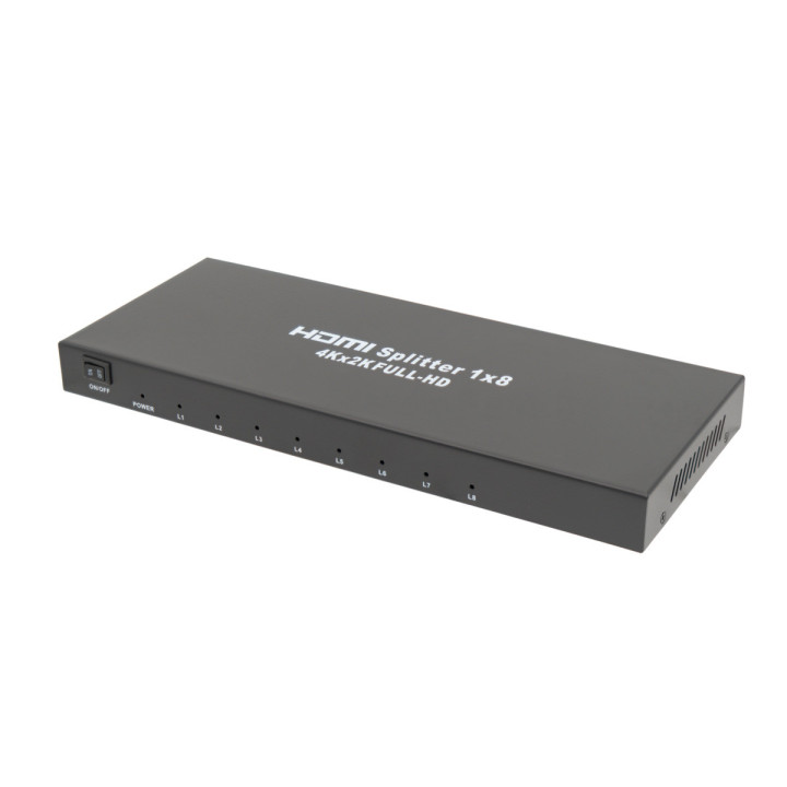 SPLITTER HDMI 1x8 4K@30HZ HDCP1.4 MOD:AV05