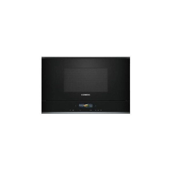MICROONDAS INTEGRABLE SIEMENS 21 LITROS IQ700 APERTURA LATERAL IZQUIERDA COLOR NEGRO MOD. BF722L1B1