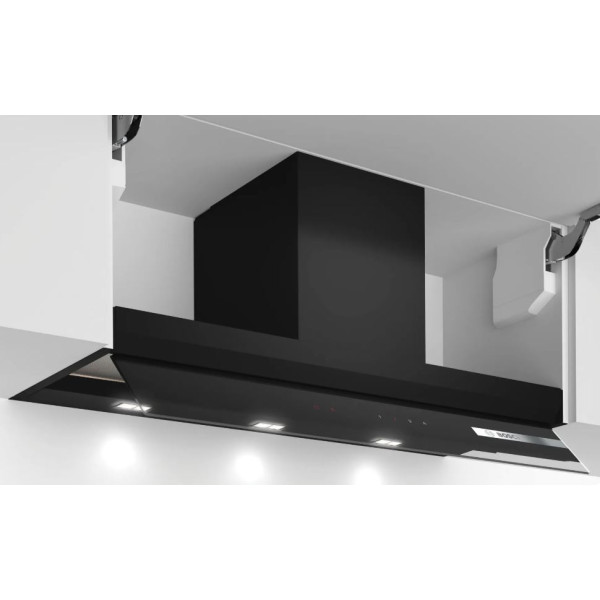 CAMPANA DECORATIVA INTEGRABLE BOSCH 90CM. 749 m3/H COLOR NEGRA  MOD.DBB97AM60