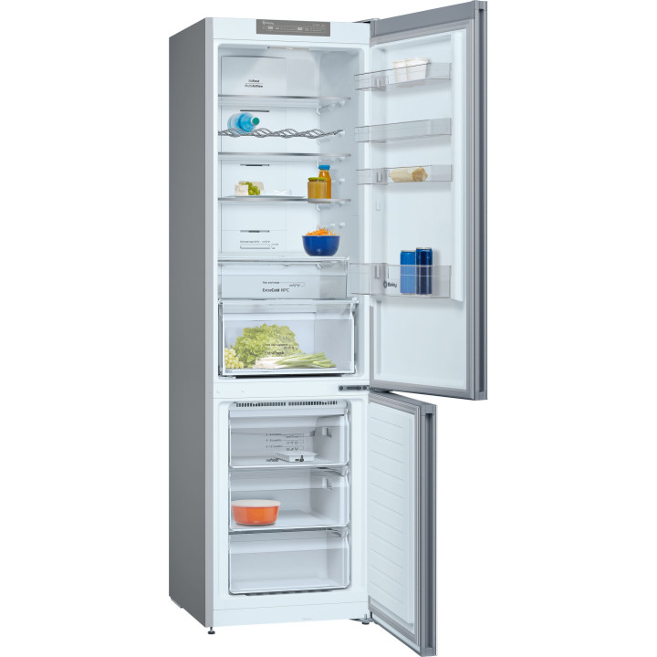 FRIGORIFICO COMBI BALAY 203x60 SERIE CRISTAL NEGRO NO FROST CLASE D MOD.3KFD765NI