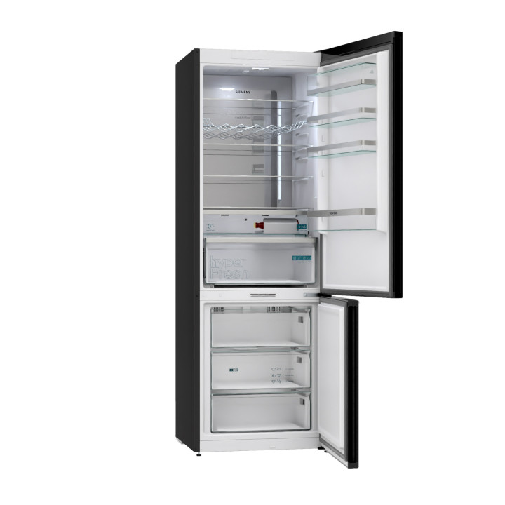 FRIGORIFICO COMBI SIEMENS 203x70 NO FROST HOME CONNECT CLASE C BLACK INOX MOD. KG49NAXCF