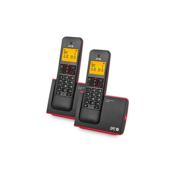 TELEFONO INALAMBRICO SPC BLADE 7292RC2/PACK DUO/ROJO Y NEGRO