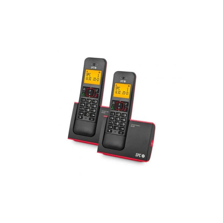 TELEFONO INALAMBRICO SPC BLADE 7292RC2/PACK DUO/ROJO Y NEGRO